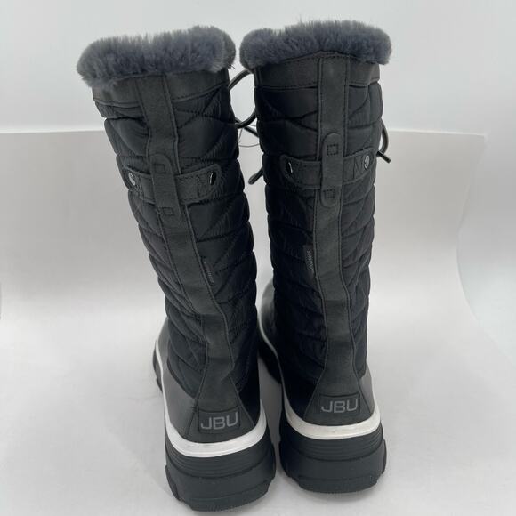 JBU JAMBU & CO Lorina Boots Size 10 Faux Fur Black Waterproof Memory Foam NWT - Picture 4 of 14